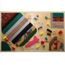 Тактильная панель с декоративными элементами «Материалы» - «globural.ru» - Ростов-на-Дону