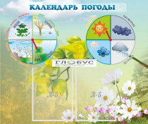 Стенд "Календарь погоды" - «globural.ru» - Ростов-на-Дону