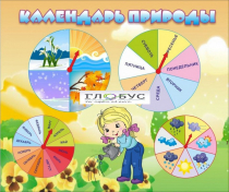 Стенд "Календарь природы" (вариант 1) - «globural.ru» - Ростов-на-Дону