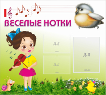 Стенд "Веселые нотки" - «globural.ru» - Ростов-на-Дону