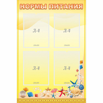 Стенд "Нормы питания" - «globural.ru» - Ростов-на-Дону