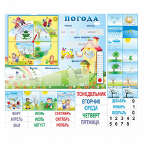 Стенд "Погода" с карманами для вставок - «globural.ru» - Ростов-на-Дону