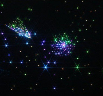 Фиброоптический ковер “Млечный путь” настенный 300 точек 200х100. - «globural.ru» - Ростов-на-Дону