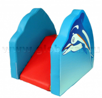 Горка "Дельфин" мини для сухого бассейна - «globural.ru» - Ростов-на-Дону