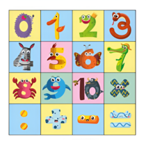 Коврик для логобота Пчелка "Цифры" - «globural.ru» - Ростов-на-Дону