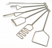 Комплект "Постановочные зонды с витыми ручками с колечком" (мини 6 штук)  - «globural.ru» - Ростов-на-Дону