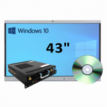 Интерактивная панель 43" (встроенный ПК, Win10) - «globural.ru» - Ростов-на-Дону