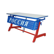 Стол ученический двухместный "Патриот-2п" на газовом лифте (р.гр. № 3-7 и наклоном столешницы ) - «globural.ru» - Ростов-на-Дону