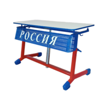 Стол ученический двухместный "Патриот-2о" на газовом лифте (р.гр. № 3-7 и наклоном столешницы) - «globural.ru» - Ростов-на-Дону