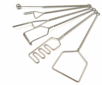 Комплект "Постановочные зонды на витых ручках с колечком (с металлическим шариком) 6 штук - «globural.ru» - Ростов-на-Дону