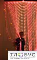 Мерцающий занавес в комплекте с источником света (ширина: 160 см количество нитей: 160 штук) - «globural.ru» - Ростов-на-Дону