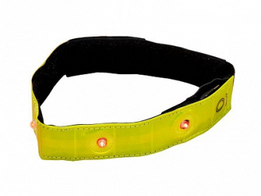 Световозвращающий светодиодный браслет на текстильной застежке - «globural.ru» - Ростов-на-Дону