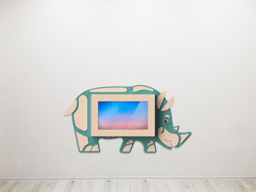 «Носорог» - Декоративная сенсорная панель 32" - «globural.ru» - Ростов-на-Дону