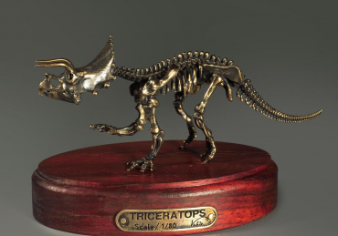 Модель скелета динозавра Triceratops - «globural.ru» - Ростов-на-Дону