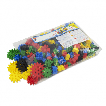 Конструктор  STEM Шестеренки начальный уровень 260 деталей - «globural.ru» - Ростов-на-Дону