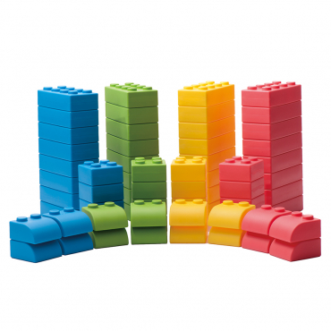 Мягкие блоки "Элтик" (64 предмета) - «globural.ru» - Ростов-на-Дону