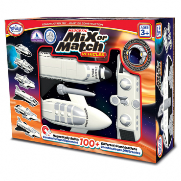 Магнитный конструктор Транспорт "Смешай и собери". Серия Космос   Стартовый набор - «globural.ru» - Ростов-на-Дону