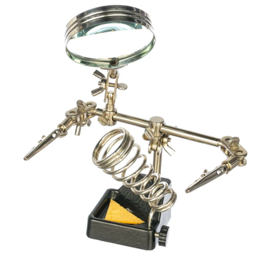 Держатель "Третья рука" с лупой - «globural.ru» - Ростов-на-Дону