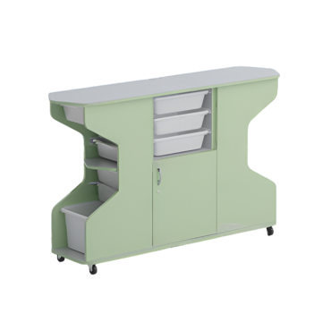 Стеллаж Робик 002 (серый/фисташковый) - «globural.ru» - Ростов-на-Дону