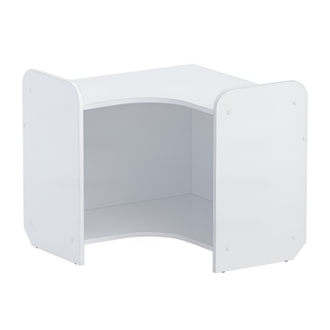 Стеллаж для игрушек и пособий "Росток 4" (белый) - «globural.ru» - Ростов-на-Дону