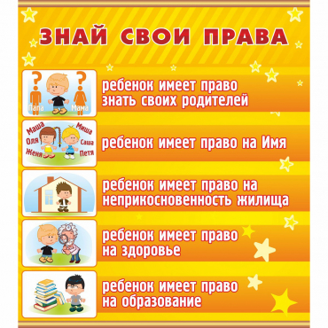 Стенд "Знай свои права" - «globural.ru» - Ростов-на-Дону