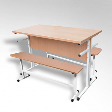 Обеденная группа четырехместная со скамьей - «globural.ru» - Ростов-на-Дону