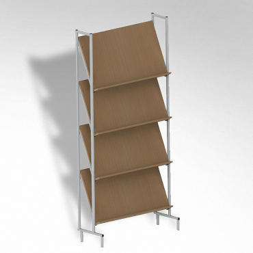 Стеллаж на металлокаркасе демонстрационный - «globural.ru» - Ростов-на-Дону